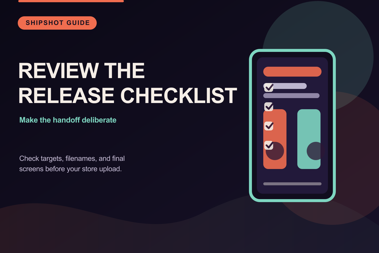 A practical app-store release checklist
