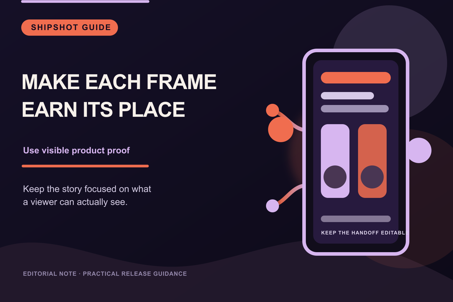 How to review an app-store screenshot sequence