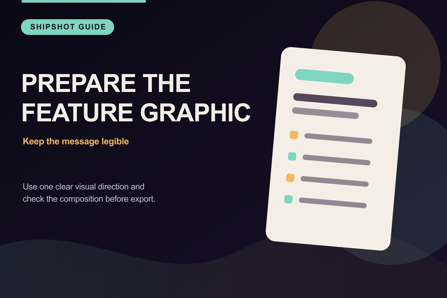 How to prepare a Google Play feature graphic