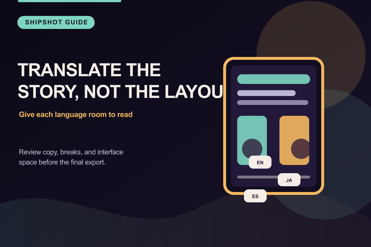 How to translate and review app-store screenshots