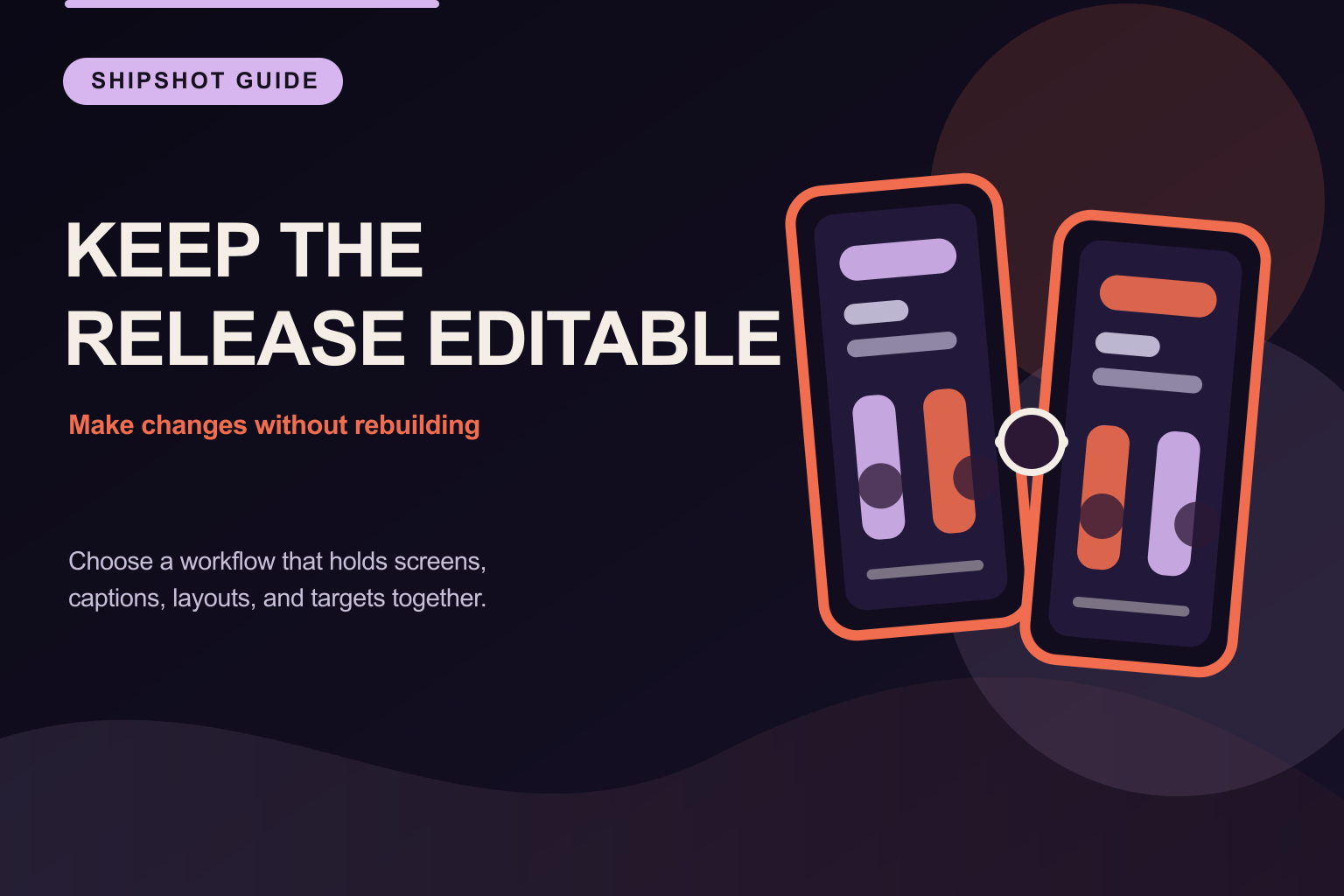 How an editable screenshot workflow changes release preparation