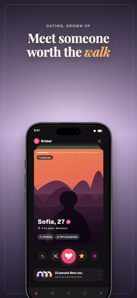Blue Hour app screenshot template cover