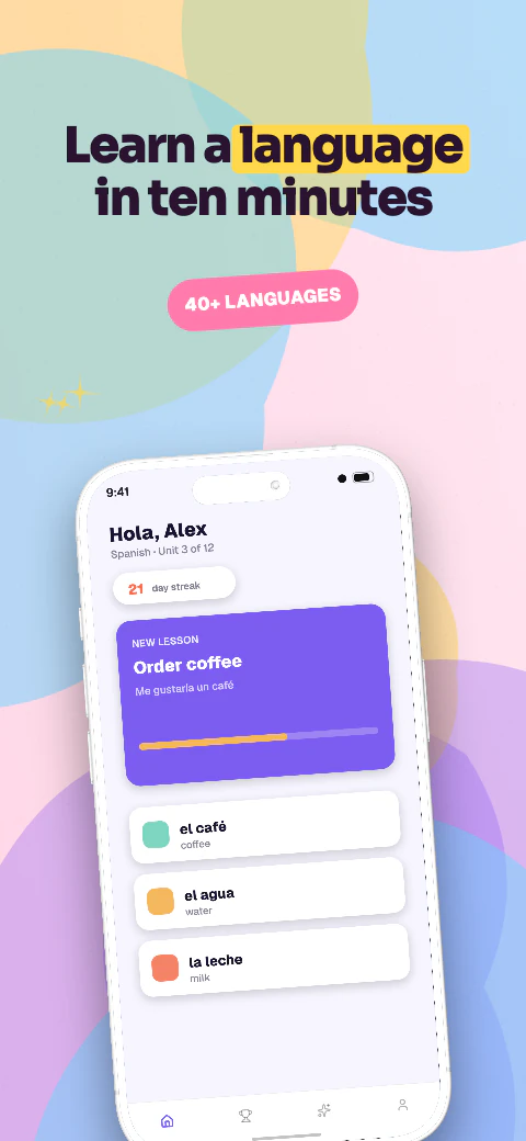 Bubblegum app screenshot template cover