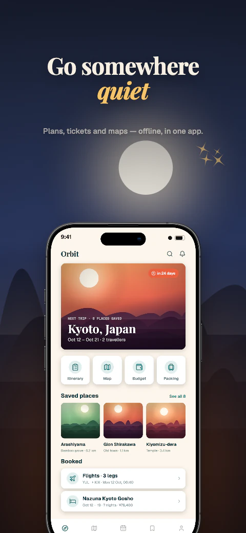 Campfire app screenshot template cover