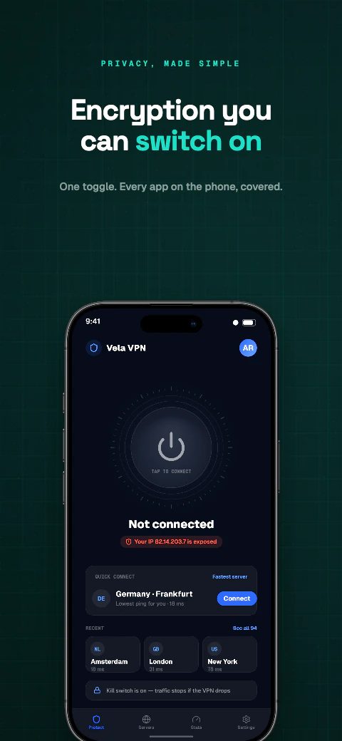 Circuit app screenshot template cover