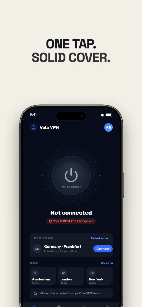 Concrete app screenshot template cover