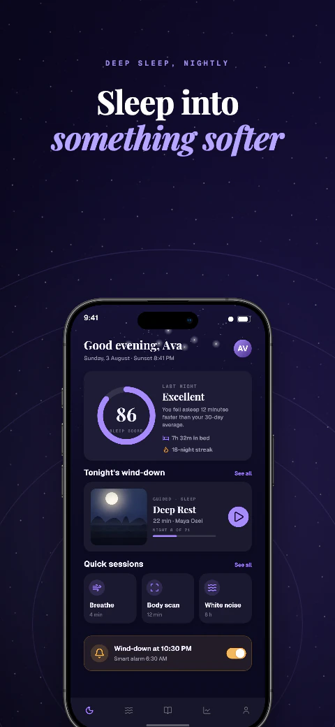 Cosmos app screenshot template cover