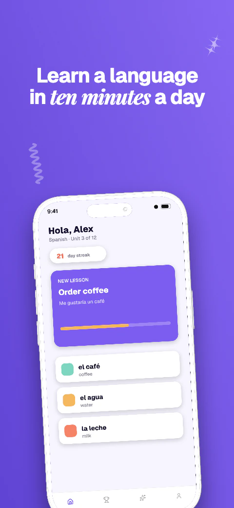 Fable app screenshot template