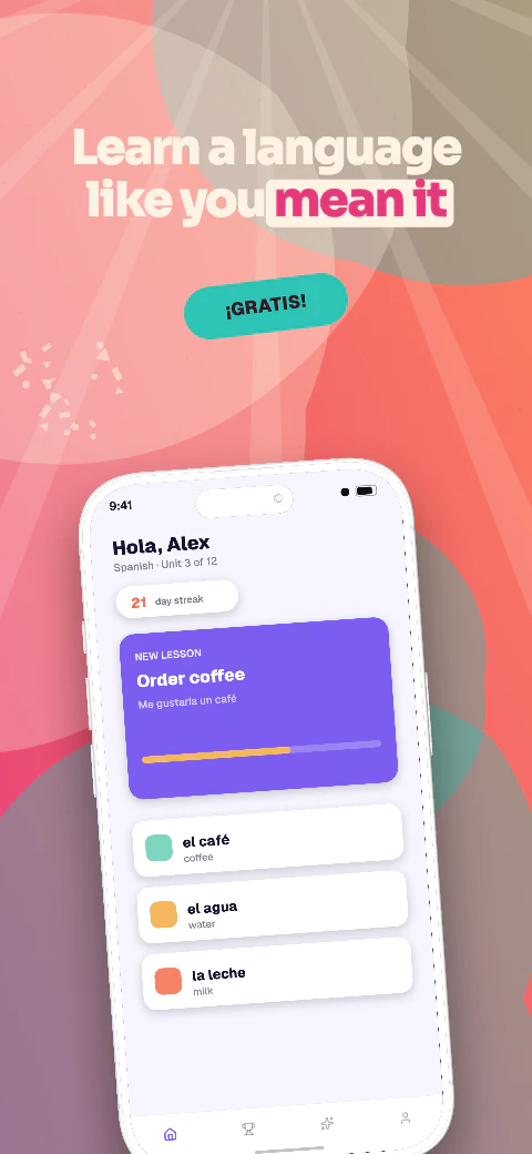 Fiesta app screenshot template cover