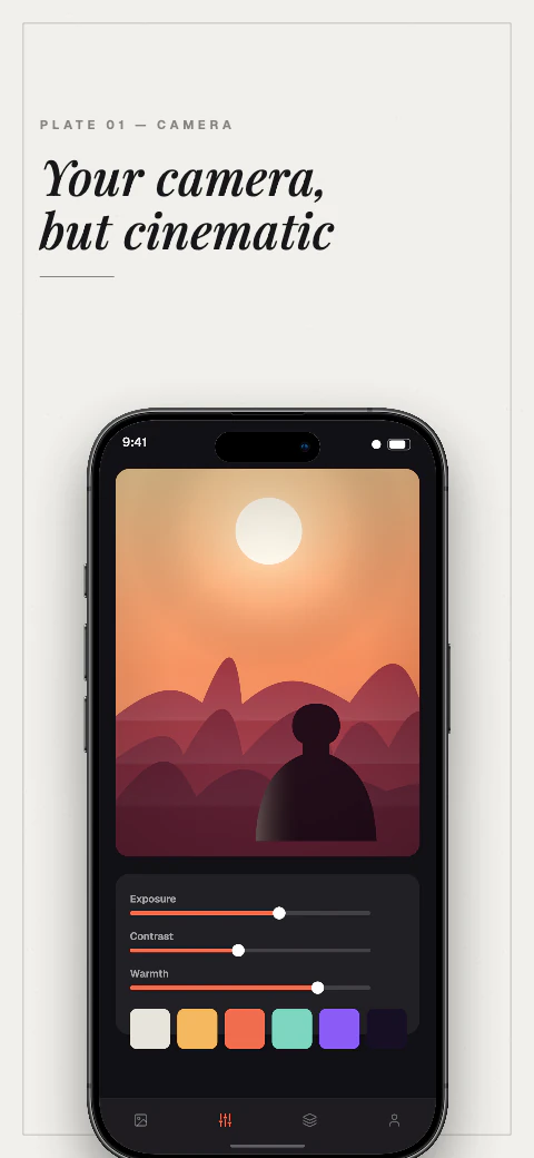 Gallery app screenshot template cover