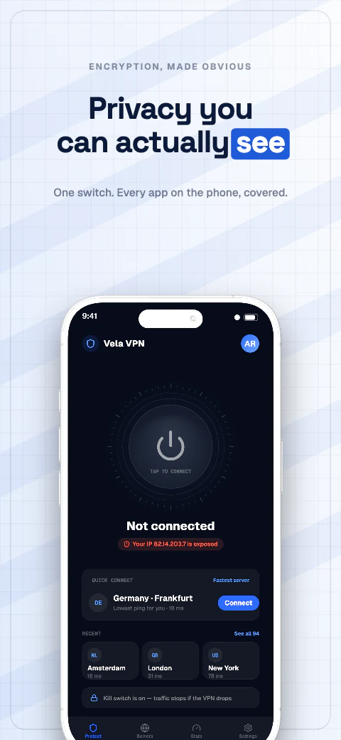 Ironclad app screenshot template cover