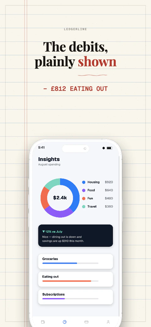 Ledgerline second store screenshot