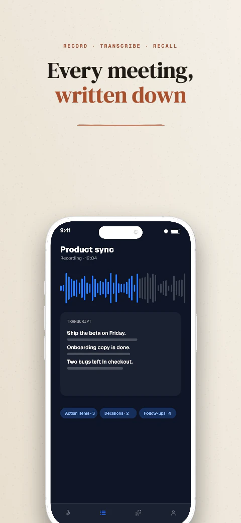 Linen app screenshot template cover