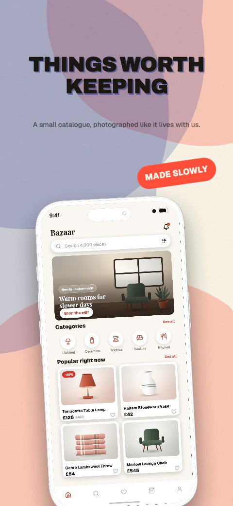 Riso app screenshot template cover