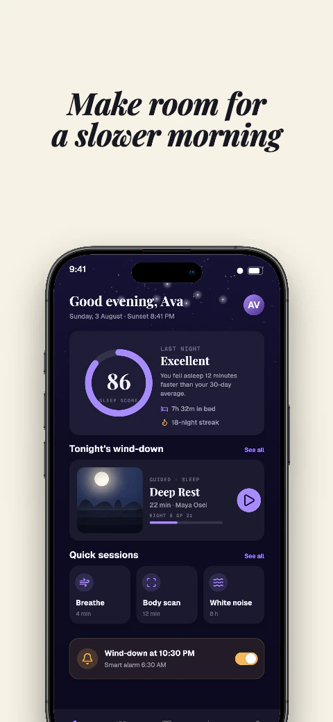 Steeped app screenshot template cover