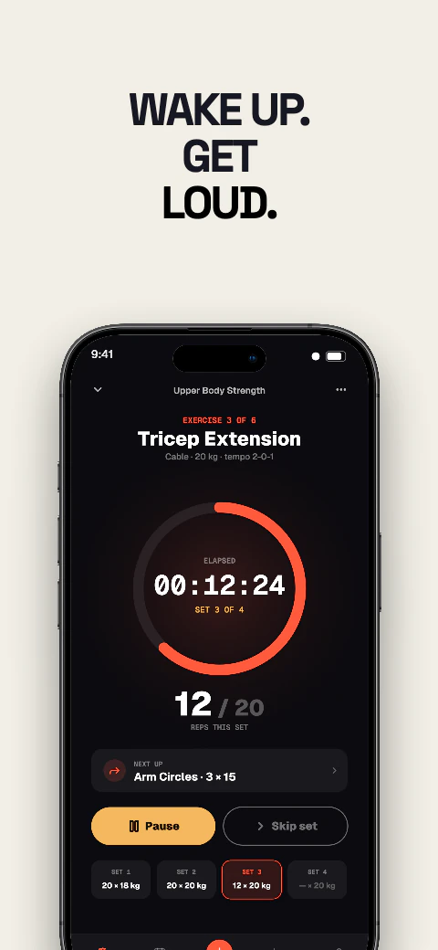Strobe app screenshot template cover