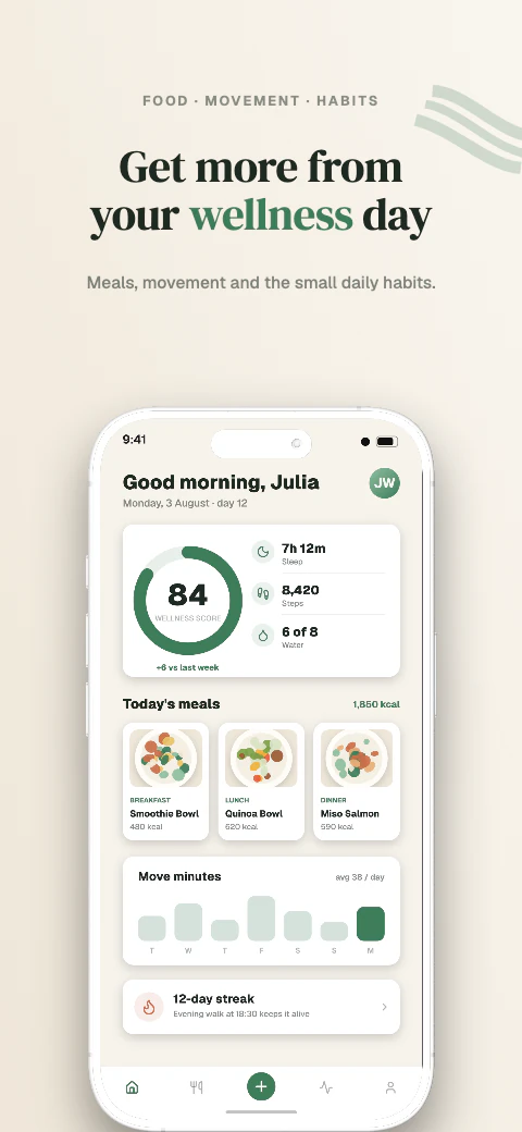 Verdant app screenshot template