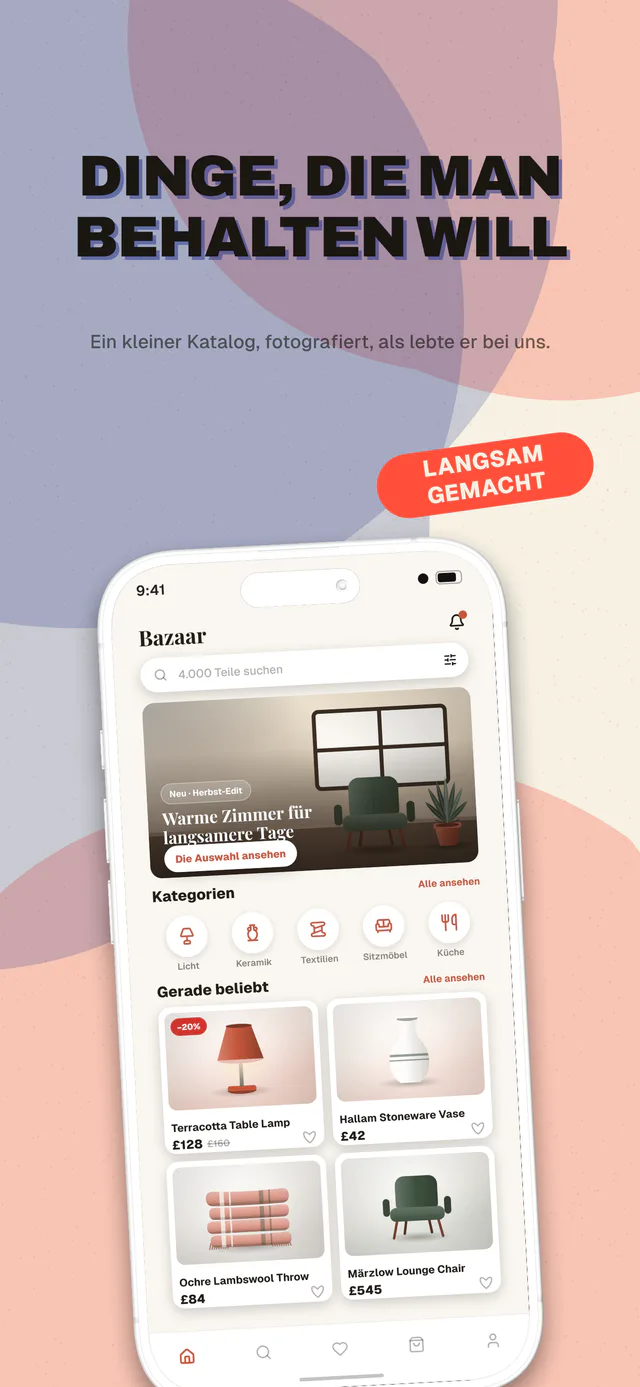 Riso Template-Set — App-Store-Screenshot in Shipshot erstellt