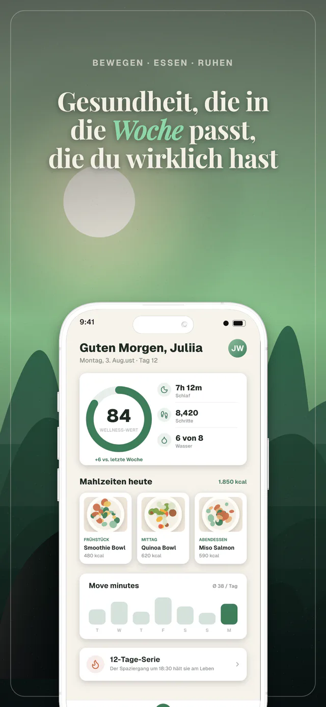 Terra Template-Set — App-Store-Screenshot in Shipshot erstellt