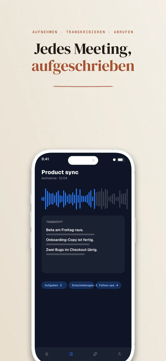 Linen Template-Set — App-Store-Screenshot in Shipshot erstellt