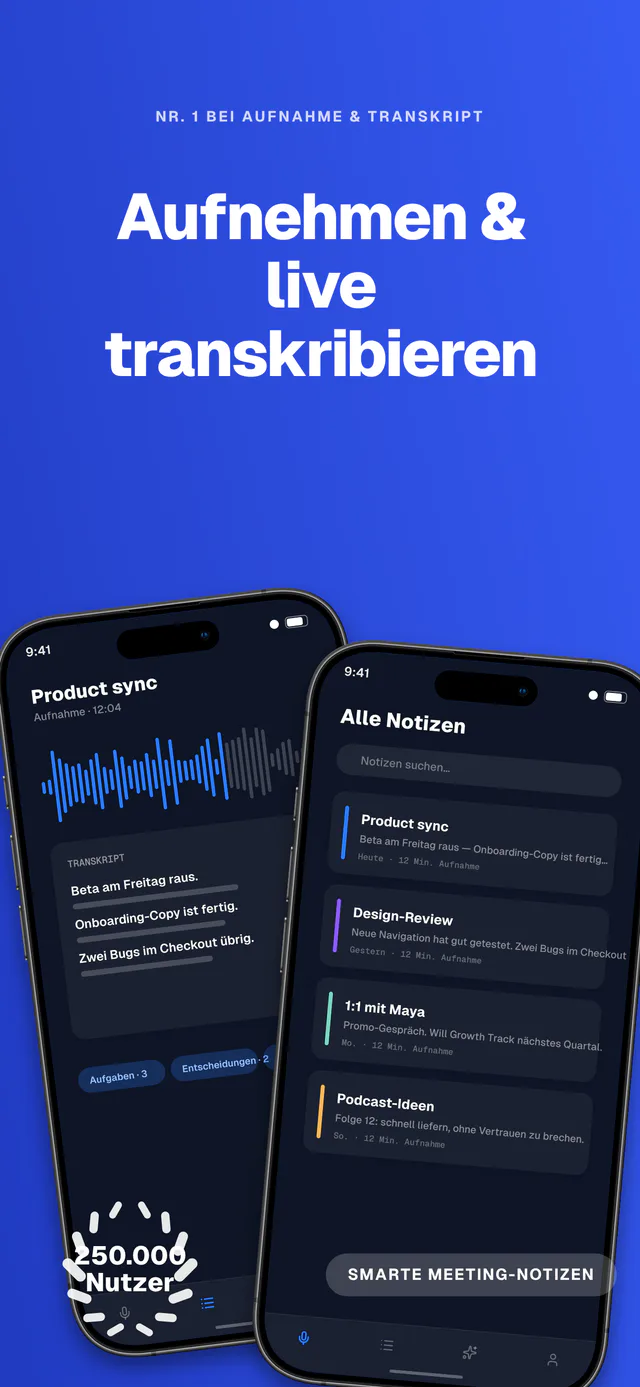 Signal Template-Set — App-Store-Screenshot in Shipshot erstellt