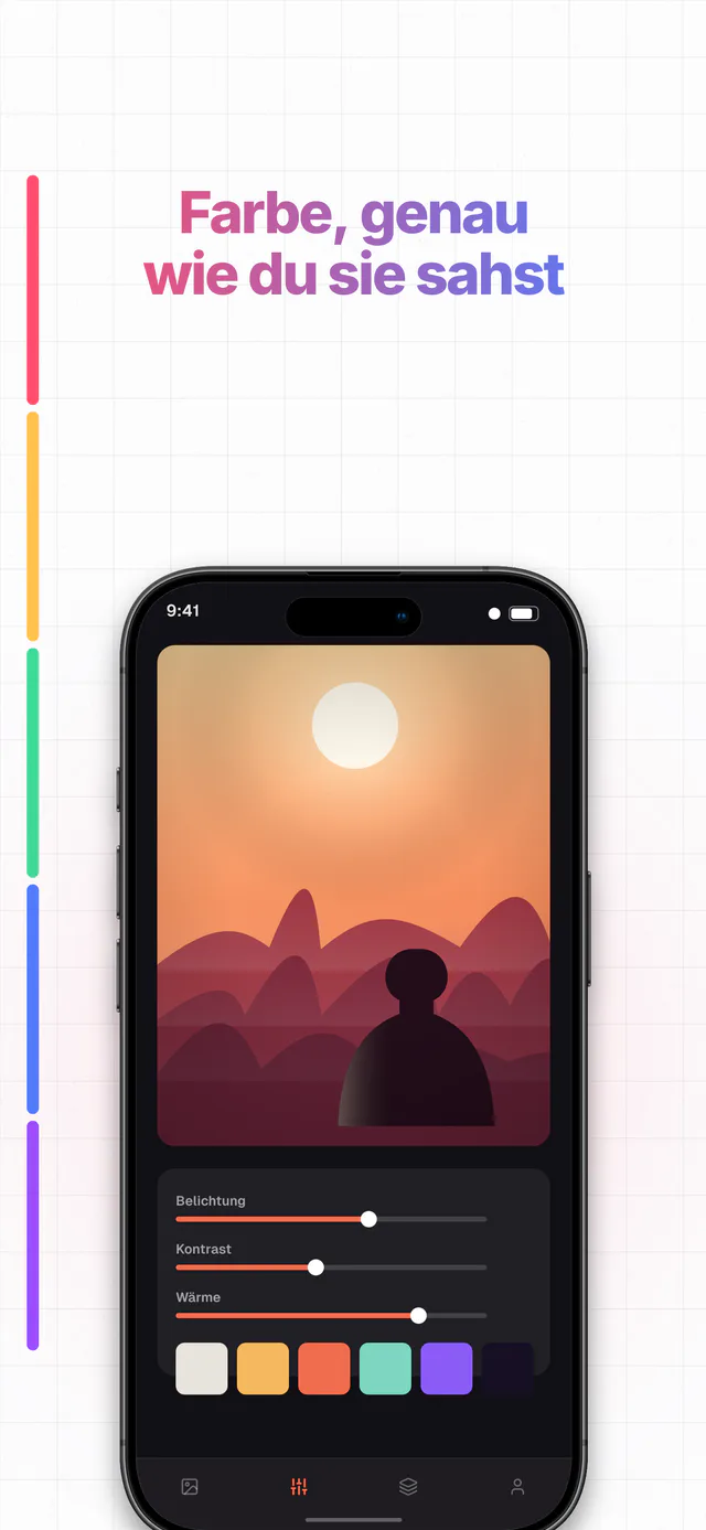 Prism Template-Set — App-Store-Screenshot in Shipshot erstellt
