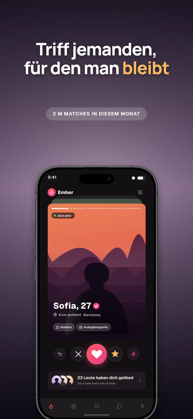 Ember Template-Set — App-Store-Screenshot in Shipshot erstellt
