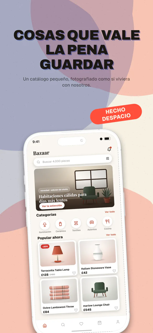 Riso conjunto de plantillas — captura de App Store hecha en Shipshot