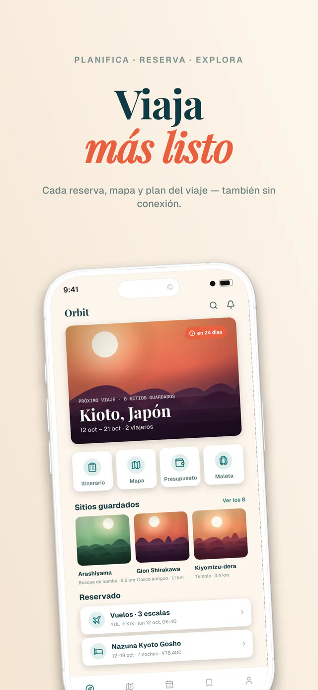 Orbit conjunto de plantillas — captura de App Store hecha en Shipshot