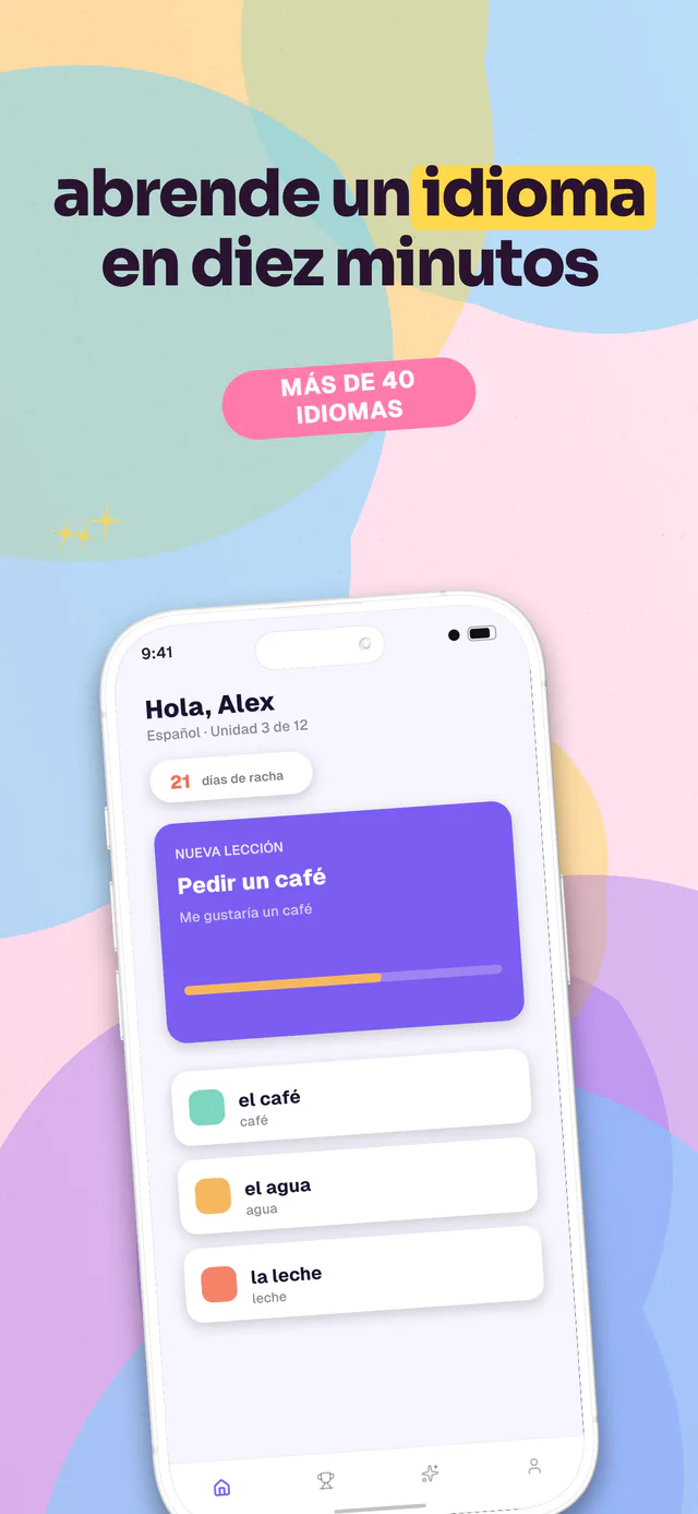 Bubblegum conjunto de plantillas — captura de App Store hecha en Shipshot