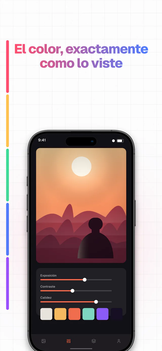 Prism conjunto de plantillas — captura de App Store hecha en Shipshot