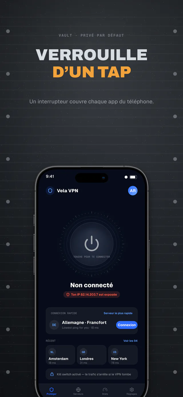Vault ensemble de modèles — capture App Store créée dans Shipshot