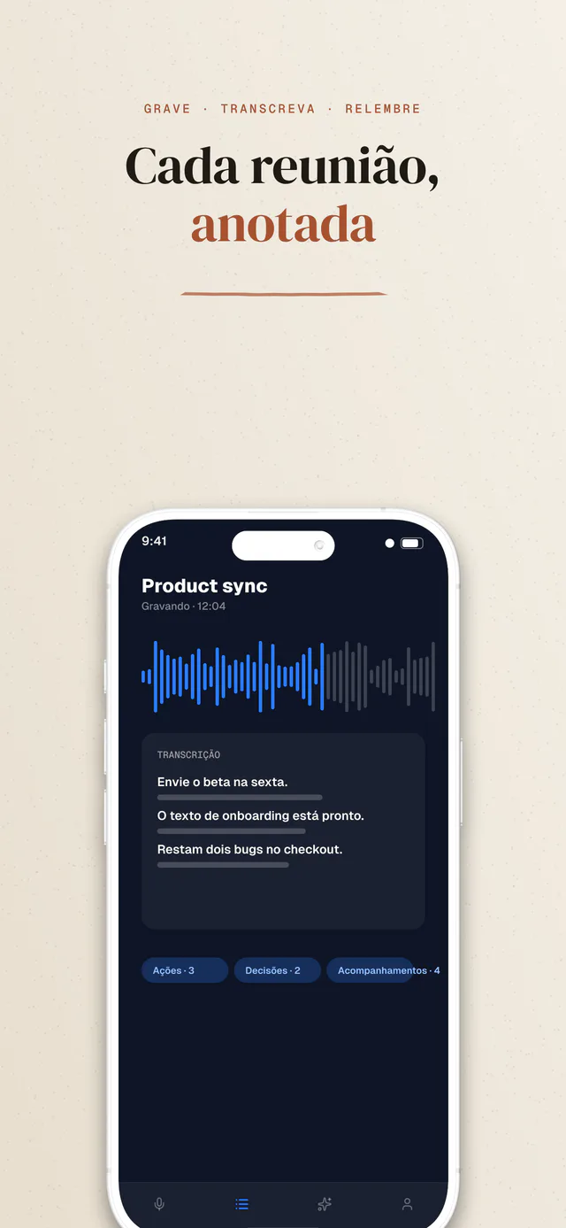 Linen conjunto de templates — captura da App Store feita no Shipshot
