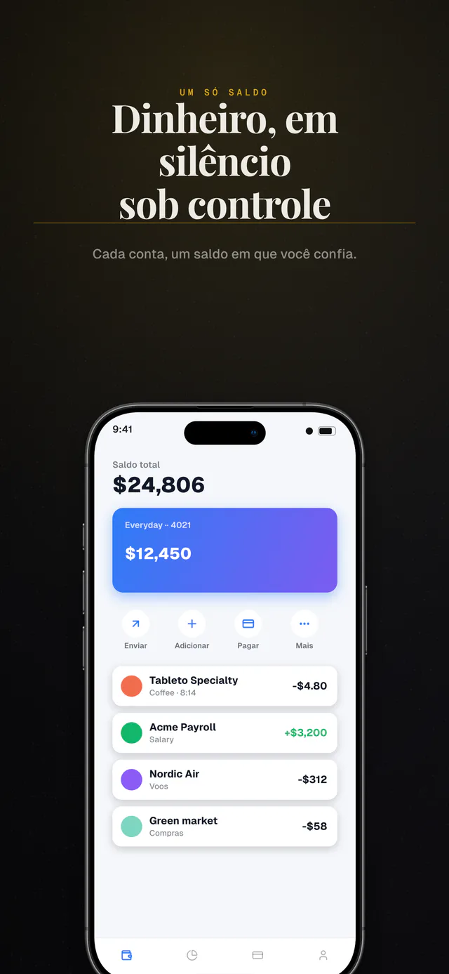 Obsidian conjunto de templates — captura da App Store feita no Shipshot